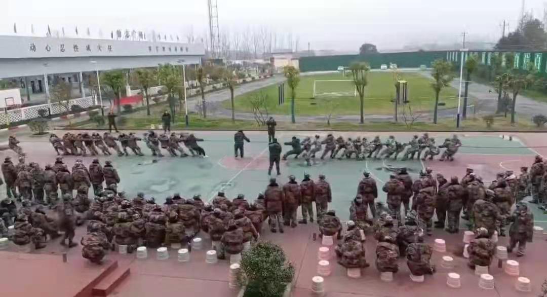 正苗启德学生拔河比赛